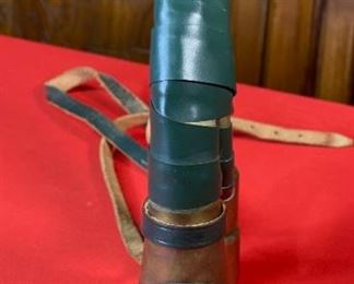 Vintage Fürst-Pless Horn Hunting Horn Plesshorn With Mouth Piece Furst-Pless 10.5x0.5x5in HxWxD