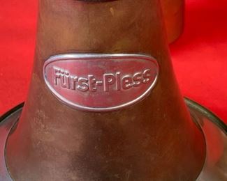 Vintage Fürst-Pless Horn Hunting Horn Plesshorn With Mouth Piece Furst-Pless 10.5x0.5x5in HxWxD