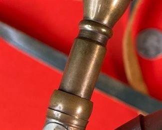 Vintage Fürst-Pless Horn Hunting Horn Plesshorn With Mouth Piece Furst-Pless 10.5x0.5x5in HxWxD