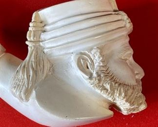 Vintage Meerschaum Tobacco pipe 12in long