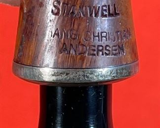 6pc Tobacco Pipe Lot with Burl Wood Case Case: 2.75x10.75x9.5in