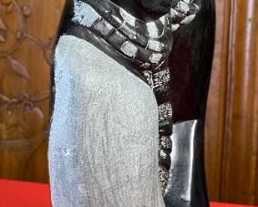 Huge George Mapfumo Shona Stone Sculpture Zimbabwe 21.5x13.5x6in HxWxD