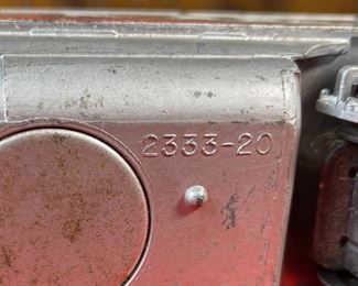 2pc Lionel Santa Fe 2333-20 Diesel Locomotive Train & 2333-20 Dummy F3 Train Postwar 4x2.5x13.5in HxWxD