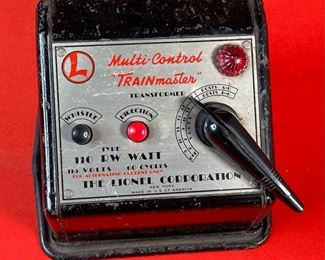 Lionel Multi-Control Trainmaster Transformer Type RW 110 Watt. 4.5x6.75x5.75 HxWxD