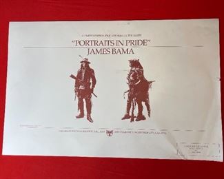 Signed James Bama Northern Cheyenne Wolf Scout Litho Greenwich Workshop Print Print: 24.75x16.5in