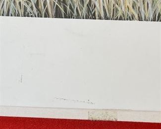 Signed Dyrk Godby Mt Shasta Litho Print Print: 24x19in