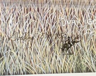 Signed Dyrk Godby Mt Shasta Litho Print Print: 24x19in