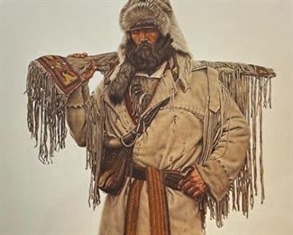 Signed James Bama Ready To Rendezvous Litho Greenwich Workshop Print Print: 24.75x16.5in