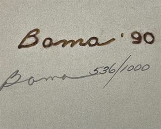 Signed James Bama Ready To Rendezvous Litho Greenwich Workshop Print Print: 24.75x16.5in