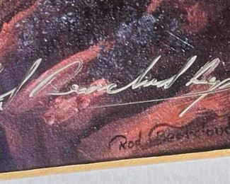 Signed Rod Bearcloud Berry Voices of The Ancient Ones Framed Litho Print Frame: 29x25in