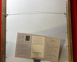 Signed Rod Bearcloud Berry Voices of The Ancient Ones Framed Litho Print Frame: 29x25in