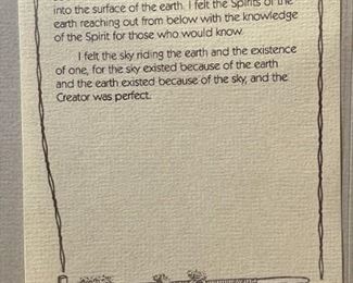 Signed Rod Bearcloud Berry Voices of The Ancient Ones Framed Litho Print Frame: 29x25in