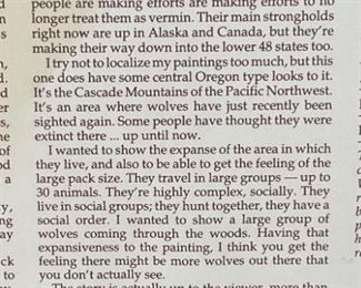 Signed Rod Frederick The Long Run Framed Litho Print Frame: 19.75 x 56in