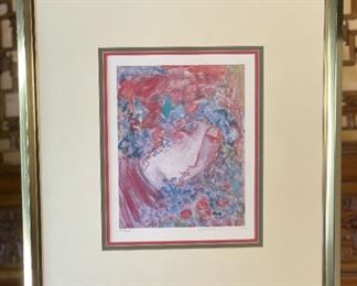 Signed Barbara A Wood Tara Framed LIHTO Print Frame: 21.5x17.5in