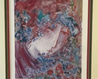 Signed Barbara A Wood Tara Framed LIHTO Print Frame: 21.5x17.5in