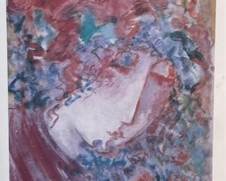 Signed Barbara A Wood Tara Framed LIHTO Print Frame: 21.5x17.5in