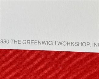 Signed Scott Kennedy Fish Tales (Tails) Numbered Limited Edition Litho Print Print: 26 3/8 x 14 5/8 in