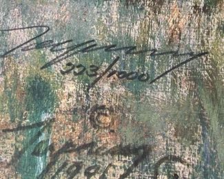 Signed Howard Terpning Prairie Knights Litho Print Limited Edition Print: 21.75x25in