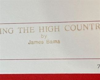 Signed James Bama Riding The High Country Litho Print Limited Edition Print: 24.5x23.75in