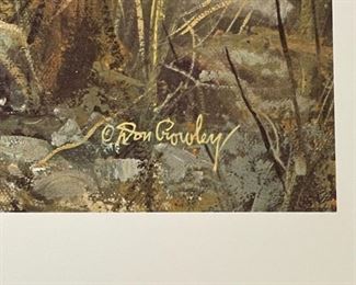 Signed Don Crowley Colors of The Sunset Litho Print Limited Edition Print: 21.75x26in