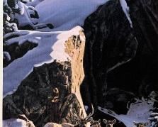 Signed Rod Frederick Breaking the Ice Litho Print Limited Edition Print: 10 5/8 x 44.