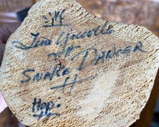 Vintage Hopi Snake Dancer Kachina Doll Tino Youvella Native American Katsina 15.5x8x6in HxWxD