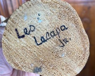 Vintage Hopi Kachina Leo Lacapa Jr. Native American Katsina 17x8.5x6.5in HxWxD