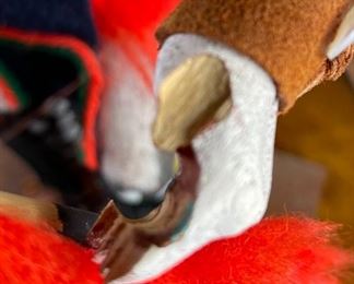 AS-IS Vintage Hopi Kachina Buddy Lewis 1974 Native American 16x7.5x5in HxWxD