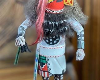 Vintage Hopi Hilili Kachina Tino Youvella Native American Katsina 12x6x4in HxWxD