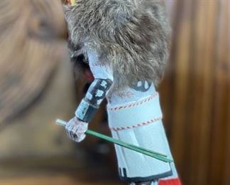 Vintage Hopi Hilili Kachina Tino Youvella Native American Katsina 12x6x4in HxWxD