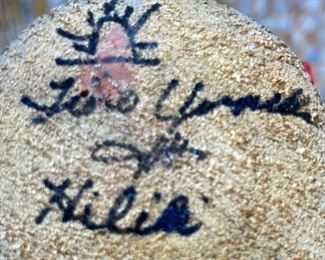 Vintage Hopi Hilili Kachina Tino Youvella Native American Katsina 12x6x4in HxWxD