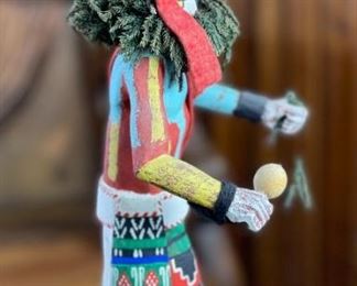 Vintage Konin Kachina Supai Tino Youvella Native American Katsina 13x6x4in HxWxD