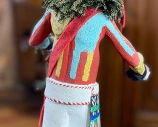 Vintage Konin Kachina Supai Tino Youvella Native American Katsina 13x6x4in HxWxD