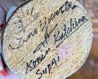 Vintage Konin Kachina Supai Tino Youvella Native American Katsina 13x6x4in HxWxD
