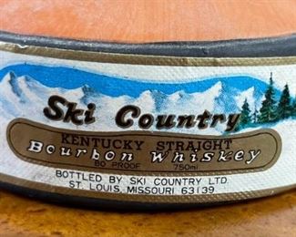 Ski Country Bourbon Whiskey Deer Dancer Limited Edition Decanter 1980 13.25x6x5.5in HxWxD