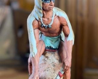 Ski Country Bourbon Whiskey Antelope Dancer Limited Edition Decanter 1982 Barbara F. Toss 13x5x5in HxWxD