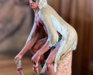 Ski Country Bourbon Whiskey Antelope Dancer Limited Edition Decanter 1982 Barbara F. Toss 13x5x5in HxWxD