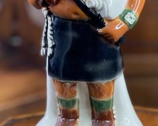 Ezra Brooks Hopi Kachina Bottle No. 7 1978 Heritage China Decanter 13.25x4.5x4.5in HxWxD