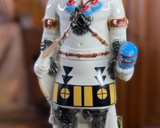 Ezra Brooks Hopi Kachina Bottle No. 6 1977 Heritage China Decanter 13x5x5in HxWxD