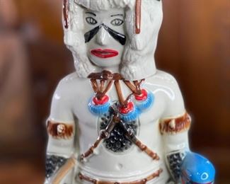 Ezra Brooks Hopi Kachina Bottle No. 6 1977 Heritage China Decanter 13x5x5in HxWxD