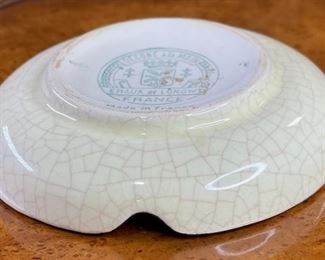 1960s Vintage USAF Chaumont Air Base France Ashtray 7108th Tactical Wing 1.25in H x 5.25in diameter