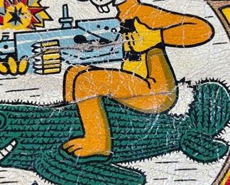 Original WWII US Army Air Corps Arizona Luke Field Leather Fighter Training Jacket Patch 4 7/8in Diameter