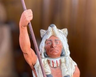Ski Country Bourbon Whiskey Wolf Dancer Limited Edition Decanter 1981 Barbara F. Foss 16.5x5x6in HxWxD
