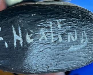 Vintage Hopi Kachina Watermelon Clown Small F. Healing Koshare Katsina 8x3.5x3.5in HxWxD