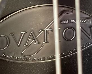 1975 Vintage Ovation Balladeer Model 1122-4 Nylon String Classical Guitar Case: 8x17x43in