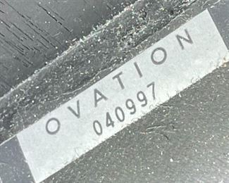 1975 Vintage Ovation Balladeer Model 1122-4 Nylon String Classical Guitar Case: 8x17x43in