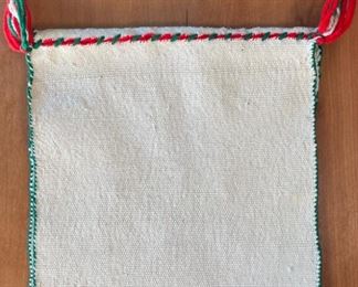 Vintage Hopi Pueblo Ceremonial Dance Sash Native American Broad Face katsina Red/White/Green/Blue Navajo 90in Long x 10.5in W