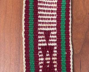 #2 Vintage Hopi Pueblo Ceremonial Belt Sash Kachina Dance Native American Pueblo Warp Float 71in Long x 2.5in Wide