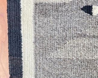 Antique Navajo Klagetoh Rug Native American 42in long x 20 in wide