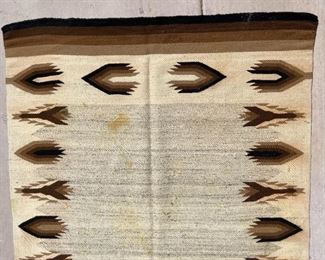 AS-IS Huge Native American Rug 117 x 66in